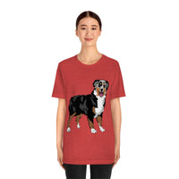 Australian Shepherd Unisex Jersey Short Sleeve Tee, XS-3XL, 14 Colors, Soft Cotton, Light Fabric, FREE Shipping, Made in USA!!