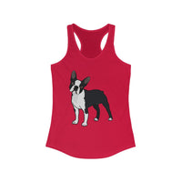 Boston Terrier Women's Ideal Racerback Tank