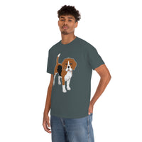 Beagle Unisex Heavy Cotton Tee, Made in the USA!!