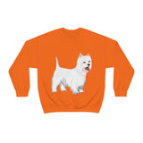 West Highland White Terrier Unisex Heavy Blend™ Crewneck Sweatshirt, S - 5XL, Cotton/Polyester, FREE Shipping, Made in USA!!