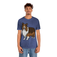 Shetland Sheepdog Unisex Jersey Short Sleeve Tee