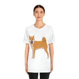 Shiba Inu Unisex Jersey Short Sleeve Tee, S - 3XL, 16 Colors, 100% Cotton, Light Fabric, FREE Shipping, Made in USA!!