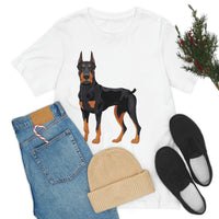 Doberman Pinscher Unisex Jersey Short Sleeve Tee