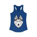 Siberian Husky Women's Ideal Racerback Tank