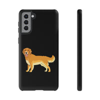 Golden Retriever Cell Phone Cases, Samsung, iPhone, Google, Impact Resistant, Dual Layer for Protection, FREE Shipping, Made in USA!!