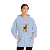 Airedale Terrier Unisex Heavy Blend Hooded Sweatshirt, S - 5XL, 12 Colors, Cotton/Polyester, FREE Shipping, Made in USA!!