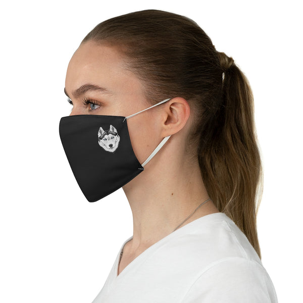 Siberian Husky Fabric Face Mask