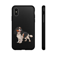 Tricolor Cavalier King Charles Spaniel Tough Cell Phone Cases, Glossy/Matte, Google, Samsung, iPhone, FREE Shipping, Made in USA!!