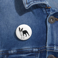 Boston Terrier Custom Pin Buttons