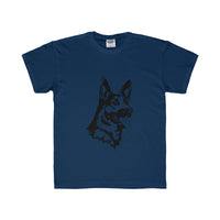 German Shepherd Kids Regular Fit Tee