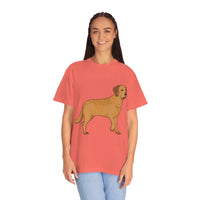 Chesapeake Bay Retriever Unisex Garment-Dyed T-shirt, S - 3XL, Cotton, Relaxed Fit, 16 Colors, FREE Shipping, Made in USA!!