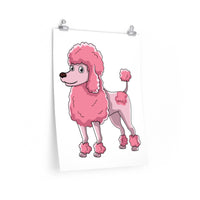 Poodle Premium Matte vertical posters