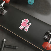 Poodle Die-Cut Stickers,  Water Resistant Vinyl, 5 Sizes, Matte Finish, Indoor/Outdoor, FREE Shipping, Made in USA!!