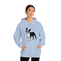 Boston Terrier Unisex Heavy Blend™ Hooded Sweatshirt, S - 5XL, 12 Colors, Cotton/Polyester, FREE Shipping, Made in USA!!