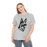 German Shepherd Unisex Heavy Cotton Tee, S - 5XL, 100% Cotton, Light Fabric, 8 Colors, FREE Shipping, Made in USA!!