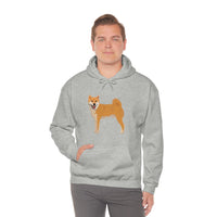 Shiba Inu Unisex Heavy Blend™ Hooded Sweatshirt, S -5XL, 12 Colors, Cotton/Polyester, Medium Heavy Fabric, FREE Shipping, Made in USA!!