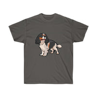Tricolor Cavalier King Charles Spaniel Unisex Ultra Cotton Tee