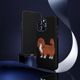 Ruby Cavalier King Charles Spaniel Tough Cases, Matte/Glossy, Outer Shell, 2 Layer Case For Protection, Over 30 Cases!!