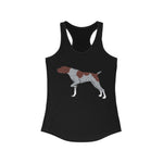 German Shorthaired Pointer Women's Ideal Racerback Tank