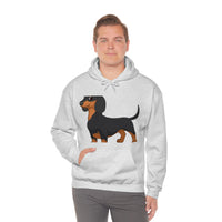 Dachshund Unisex Heavy Blend™ Hooded Sweatshirt, S - 5XL, 13 Colors, Cotton/Polyester, FREE Shipping, Made in USA!!