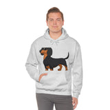 Dachshund Unisex Heavy Blend™ Hooded Sweatshirt, S - 5XL, 13 Colors, Cotton/Polyester, FREE Shipping, Made in USA!!