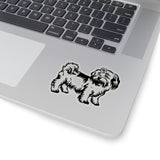 Shih Tzu Kiss-Cut Stickers