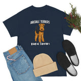 Airedale Terrier Unisex Heavy Cotton Tee, S - 5XL, 14 Colors, Light Fabric, FREE Shipping, Made in USA!!