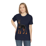 Doberman Pinscher Unisex Jersey Short Sleeve Tee