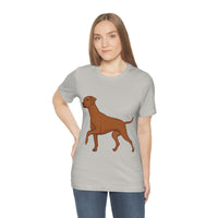 Rhodesian Ridgeback Unisex Jersey Short Sleeve Tee, S - 3XL, 16 Colors, Light Fabric Cotton, FREE Shipping, Made in USA!!