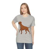 Rhodesian Ridgeback Unisex Jersey Short Sleeve Tee, S - 3XL, 16 Colors, Light Fabric Cotton, FREE Shipping, Made in USA!!