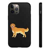 Golden Retriever Cell Phone Cases, Samsung, iPhone, Google, Impact Resistant, Dual Layer for Protection, FREE Shipping, Made in USA!!