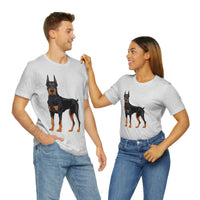 Doberman Pinscher Unisex Jersey Short Sleeve Tee