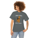 Airedale Terrier Unisex Heavy Cotton Tee, S - 5XL, 14 Colors, Light Fabric, FREE Shipping, Made in USA!!