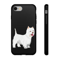 West Highland White Terrier Tough Cell Phone Cases, Impact Resistant, Matte or Glossy, FREE Shipping, Made in USA!!