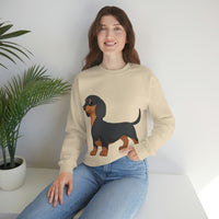 Dachshund Unisex Heavy Blend™ Crewneck Sweatshirt, S - 2XL, 14 Colors, Cotton/Polyester, Medium Fabric, FREE Shipping, Made in USA!!