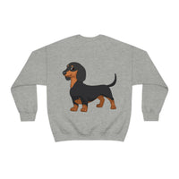 Dachshund Unisex Heavy Blend™ Crewneck Sweatshirt, S - 2XL, 14 Colors, Cotton/Polyester, Medium Fabric, FREE Shipping, Made in USA!!