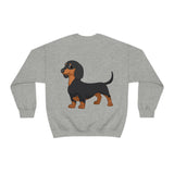 Dachshund Unisex Heavy Blend™ Crewneck Sweatshirt, S - 2XL, 14 Colors, Cotton/Polyester, Medium Fabric, FREE Shipping, Made in USA!!