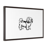Shih Tzu Horizontal Framed Premium Gallery Wrap Canvas