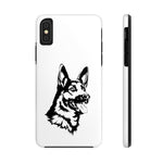 German Shepherd Case Mate Tough Phone Cases, Over 30 Sizes, Impact Resistant, Rubber Liner, FREE Shipping, Made in USA!!