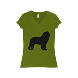 Newfoundland Women's Jersey Short Sleeve V-Neck Tee