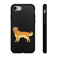 Golden Retriever Cell Phone Cases, Samsung, iPhone, Google, Impact Resistant, Dual Layer for Protection, FREE Shipping, Made in USA!!
