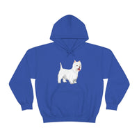 West Highland White Terrier Unisex Heavy Blend™ Hooded Sweatshirt, S - 5XL, Cotton/Polyester, FREE Shipping, Made in USA!!