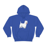 West Highland White Terrier Unisex Heavy Blend™ Hooded Sweatshirt, S - 5XL, Cotton/Polyester, FREE Shipping, Made in USA!!