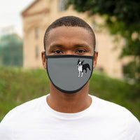 Boston Terrier Mixed-Fabric Face Mask