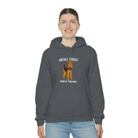 Airedale Terrier Unisex Heavy Blend Hooded Sweatshirt, S - 5XL, 12 Colors, Cotton/Polyester, FREE Shipping, Made in USA!!