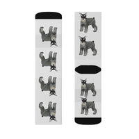 Miniature Schnauzer Sublimation Socks