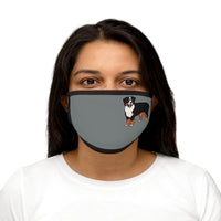 Bernese Mountain Dog Mixed-Fabric Face Mask