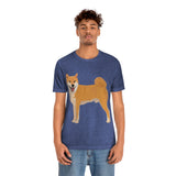 Shiba Inu Unisex Jersey Short Sleeve Tee, S - 3XL, 16 Colors, 100% Cotton, Light Fabric, FREE Shipping, Made in USA!!