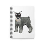 Miniature Schnauzer Spiral Notebook - Ruled Line