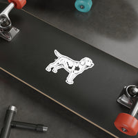 Labrador Retriever Die-Cut Stickers, 5 Sizes, Water Resistant Vinyl, Indoor/Outdoor Use, Matte Finish, FREE Shipping, Made in USA!!